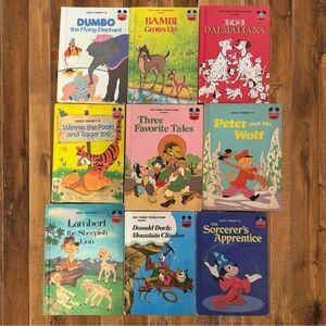 Vintage Disney Book Bundle – Classic Storybook Lot
